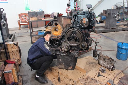 再制造发动机旧件拆解检测工位