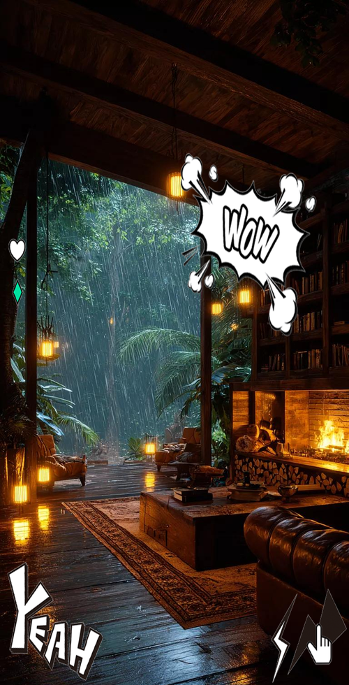 北海树屋雨夜