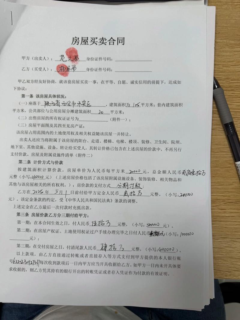 律师分析房产合同细节特写
