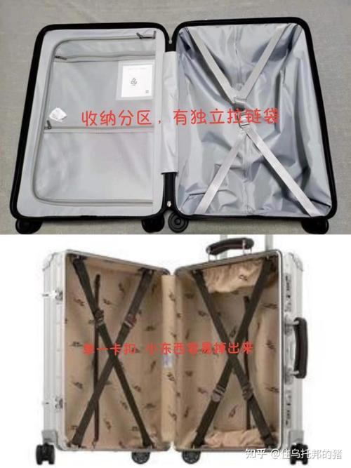 未分层行李箱物品交叉污染示意图