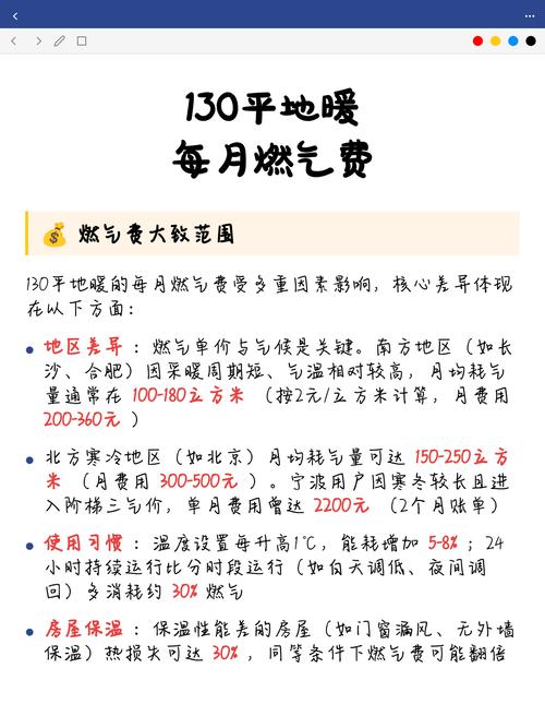 问：水地暖到底费不费钱？每月燃气费大概多少？