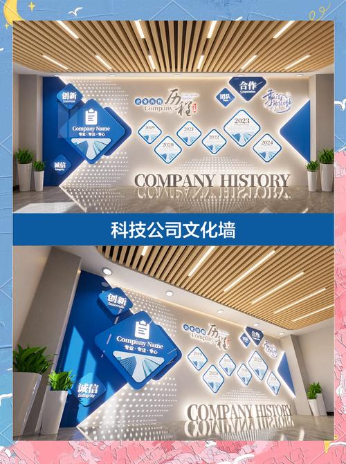 科研机构会议室创新文化标语墙