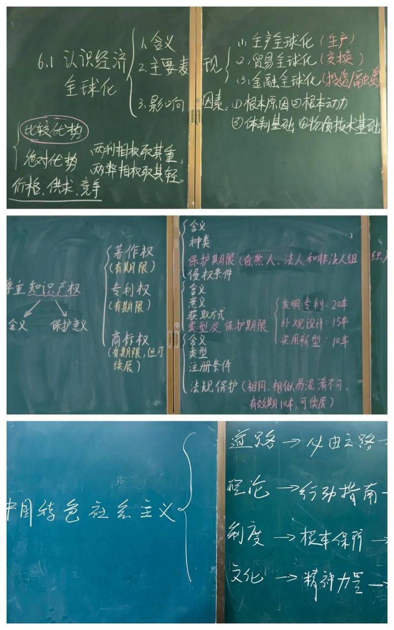 中小学教师大单元教学设计板书实拍