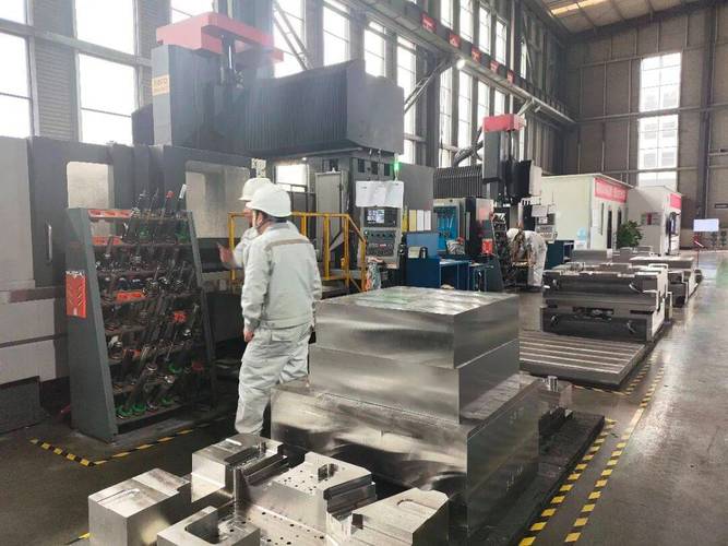 压铸模具电火花加工电极对位校准现场