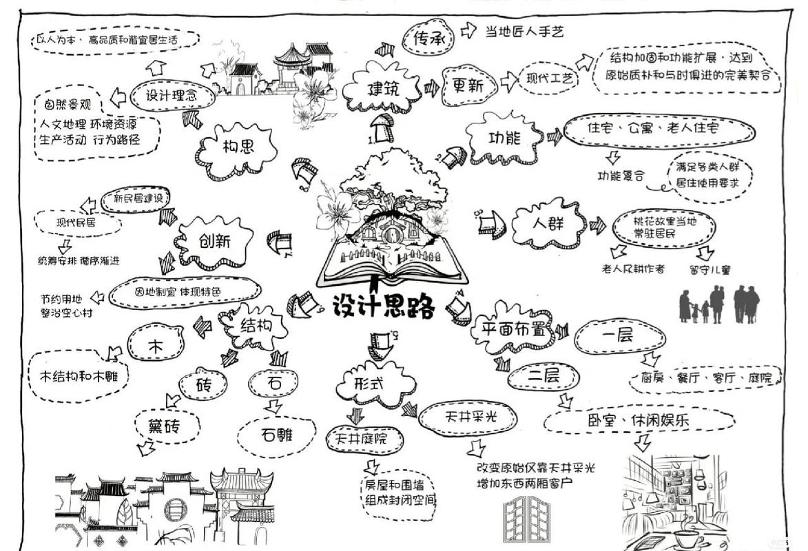 毕业设计选题思维导图草稿纸