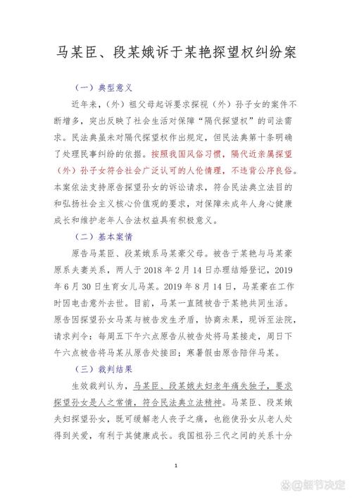 2020-2023北京探望权纠纷案由占比图