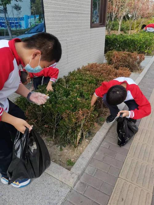 中学生班级志愿活动随手拍记录