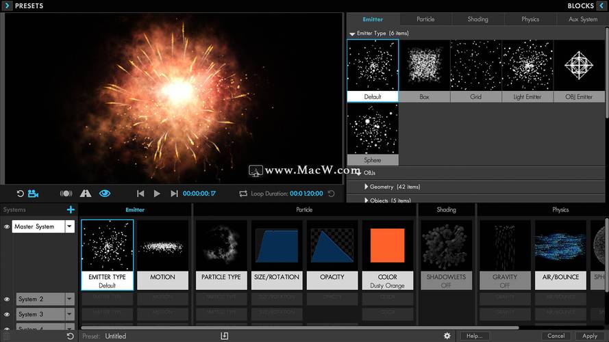 视频特效粒子插件Trapcode Particular复杂参数面板