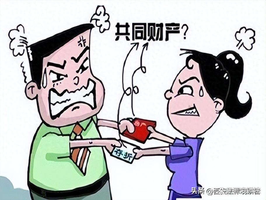 夫妻离婚财产分割纠纷法律漫画