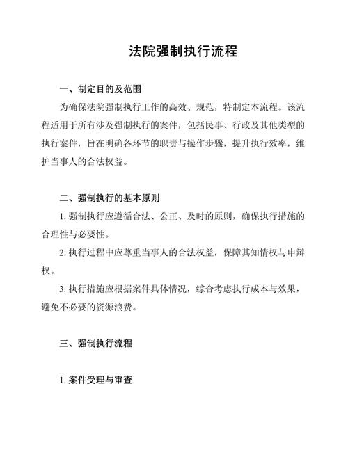 法院探望权强制执行流程告知书