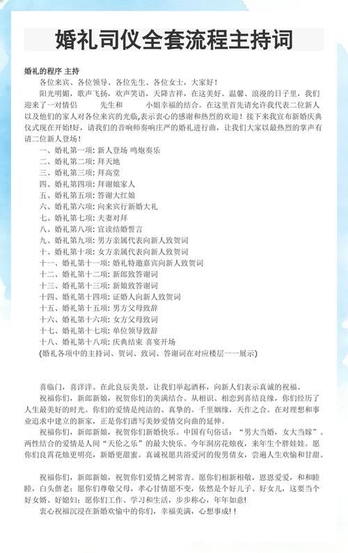 流程设计，不是司仪的个人秀