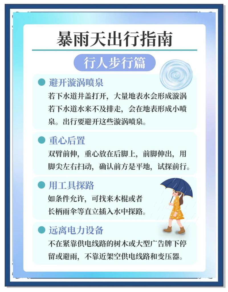 五、雨季出行指南:别让暴雨毁了你
