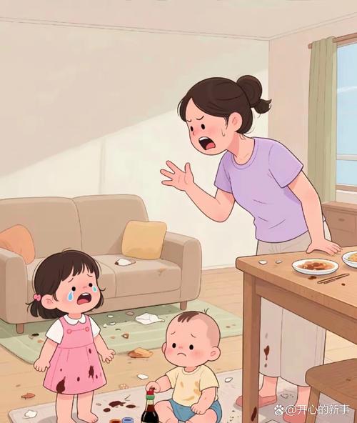 二胎家庭俩孩子抢玩具大哭妈妈无奈