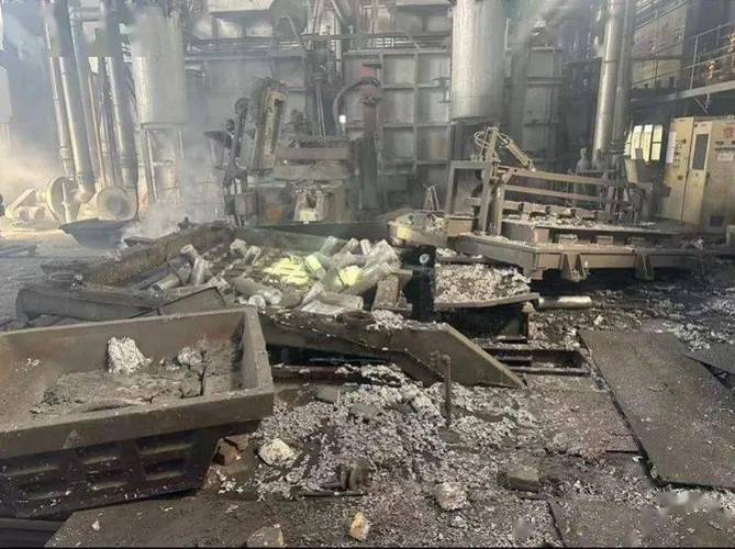 铸造厂铝粉除尘系统爆炸后损毁管道