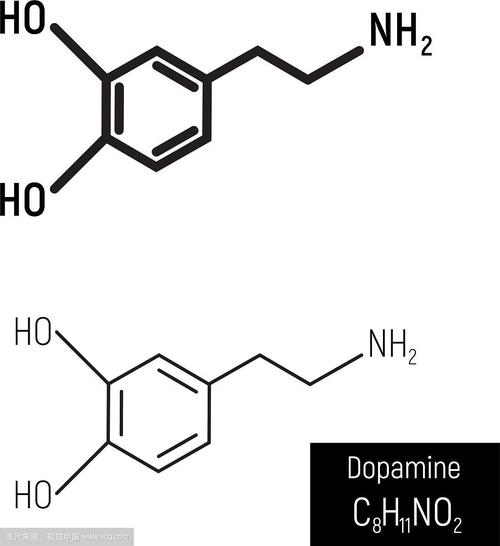 多巴胺分子结构图融入短视频界面设计