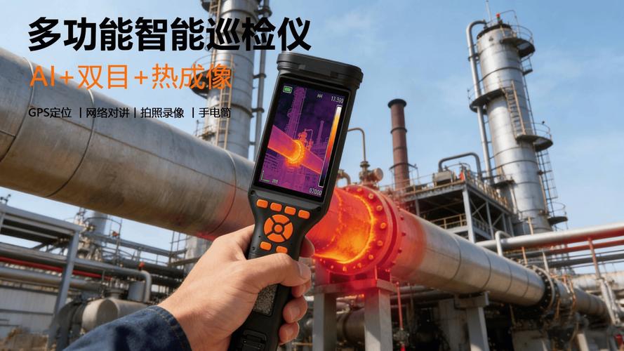 固定式工业热成像仪在线监测化工反应釜温度