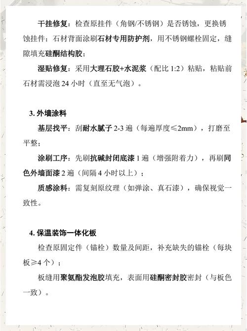 建筑外墙脱落修复方案正式文件
