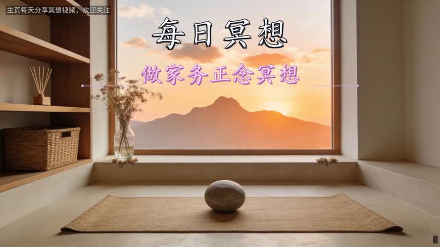 把家务当成移动冥想?听起来玄,做起来真管用