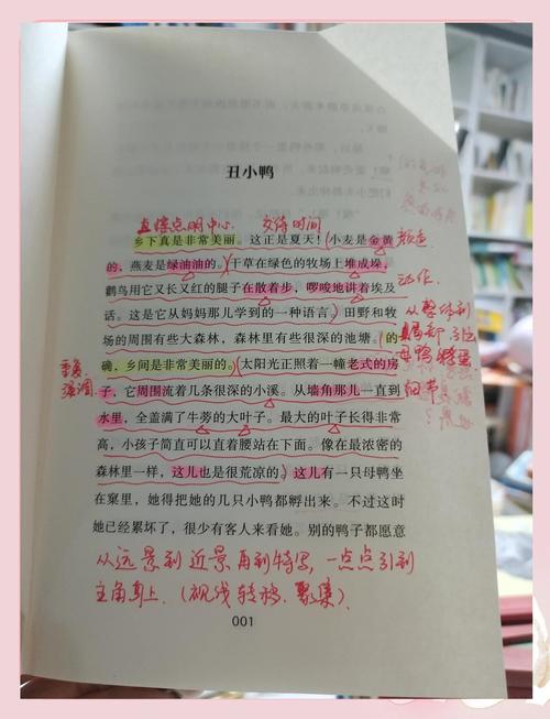 摊开写满读者手绘批注的童话书内页