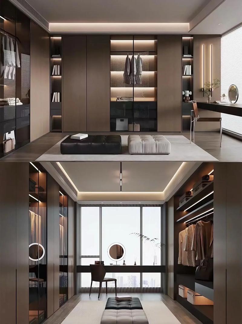少即是多极简衣橱展示图