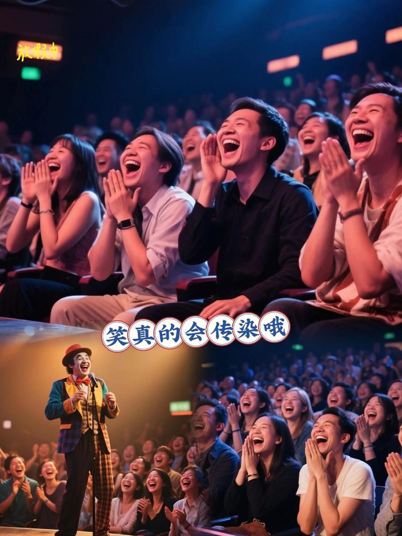 脱口秀演员在舞台上尴尬地看着安静的观众
