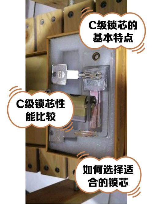 智能门锁C级直插式锁芯弹子排列示意图