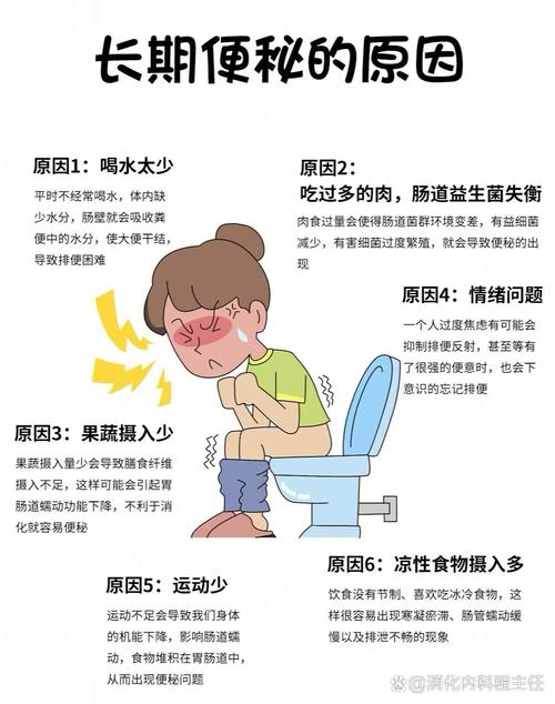 引发大便偏干的不良生活习惯示意图