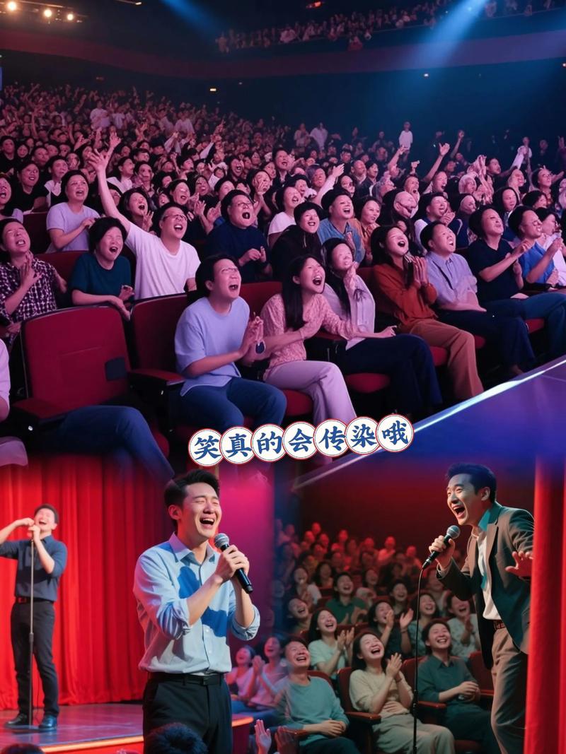 脱口秀开放麦演员忘词急中生智观众大笑