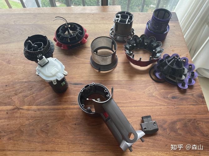 工业吸尘器多层过滤滤芯拆解实物图