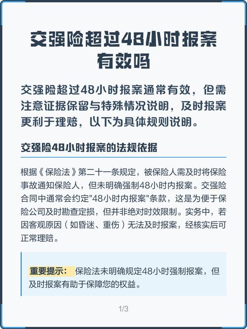 都说要48小时内报案,晚了就不赔?