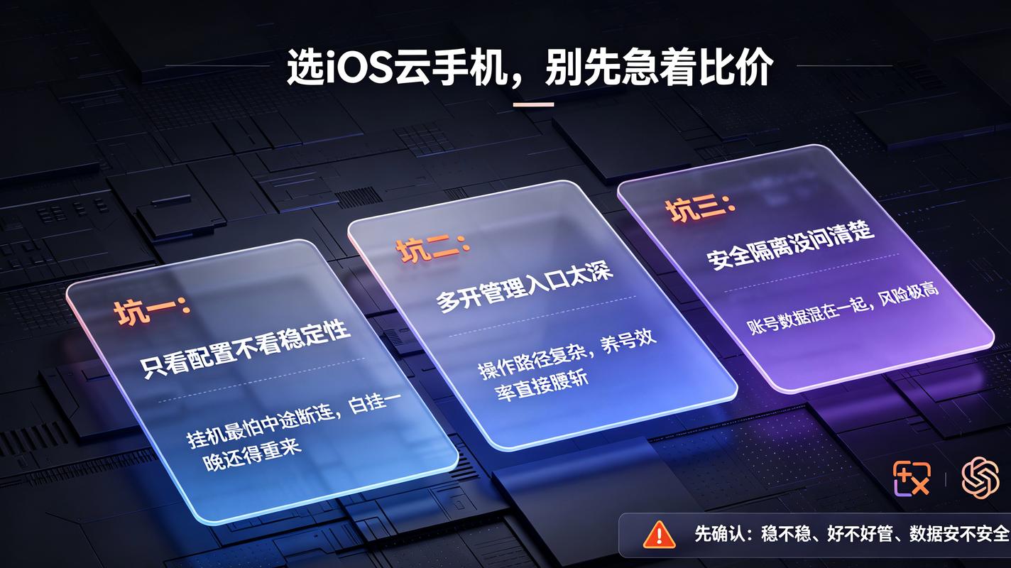 选设备云别踩坑，三个判断标准记住了