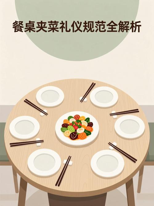 中式家庭餐桌错误夹菜行为示例