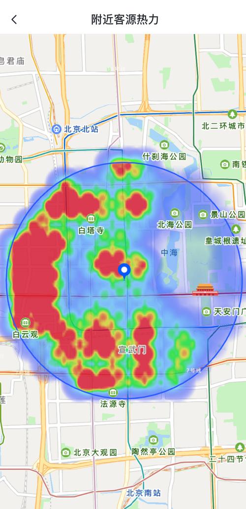 北京旅游本地搜索GEO排名竞争热力图