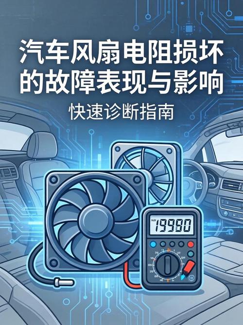 新旧损坏汽车风扇电阻对比图