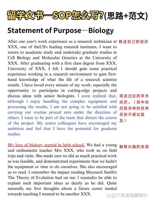 高中生留学申请文书写作修改草稿