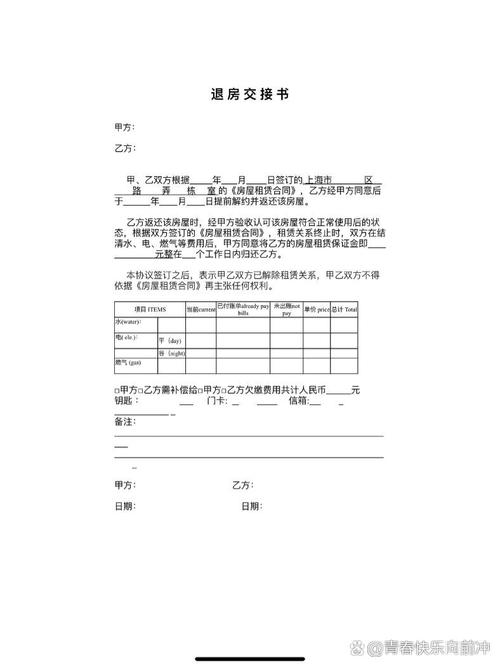 退租交接拍照锚点示例 带房号的房间全景+当日小票