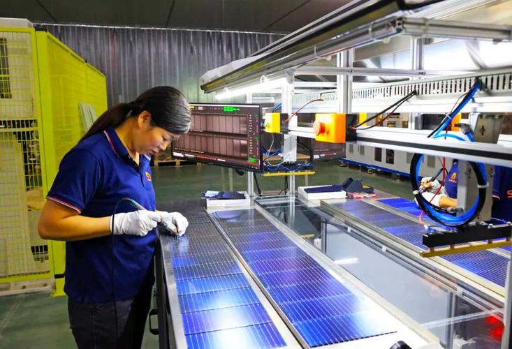 机械加工厂焊接工位光伏改造实景图