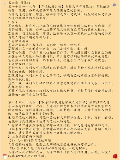 民法典肖像权合理使用情形对照表