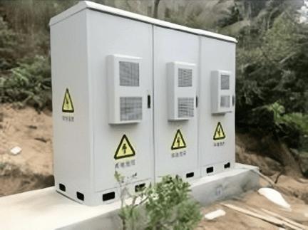 城市街边5G边缘计算基站机柜