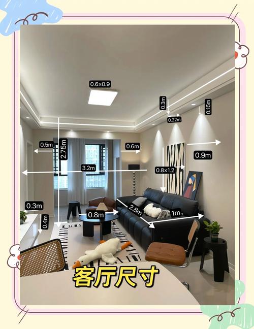 吊灯尺寸与房间比例实景图