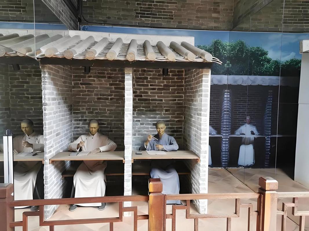古代科举考试贡院考场布置示意图