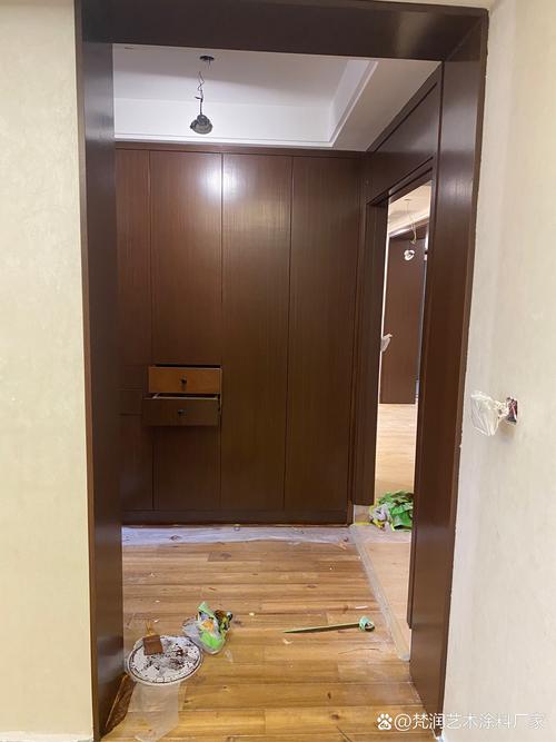 家装开放木纹擦色剂完工实景图