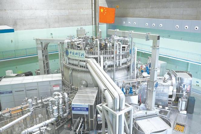 中国EAST核聚变实验装置外观