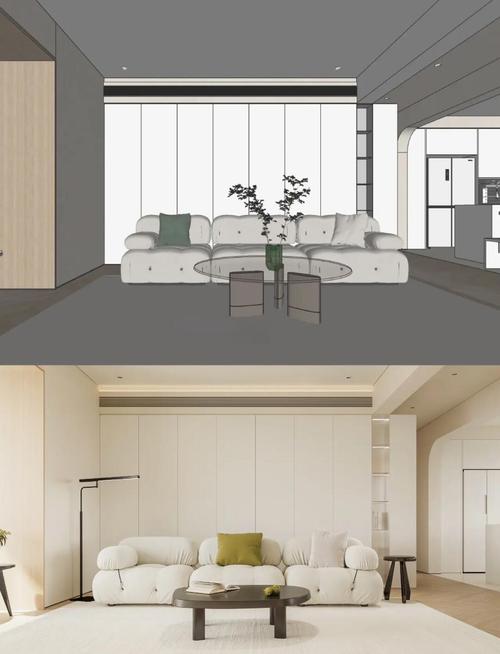 生成式计算机视觉3D房间重建效果对比图