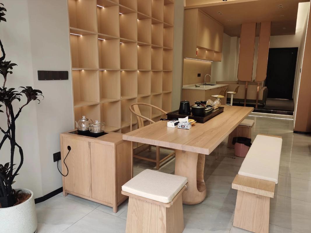 客厅边角茶饮器具休闲区整理实拍