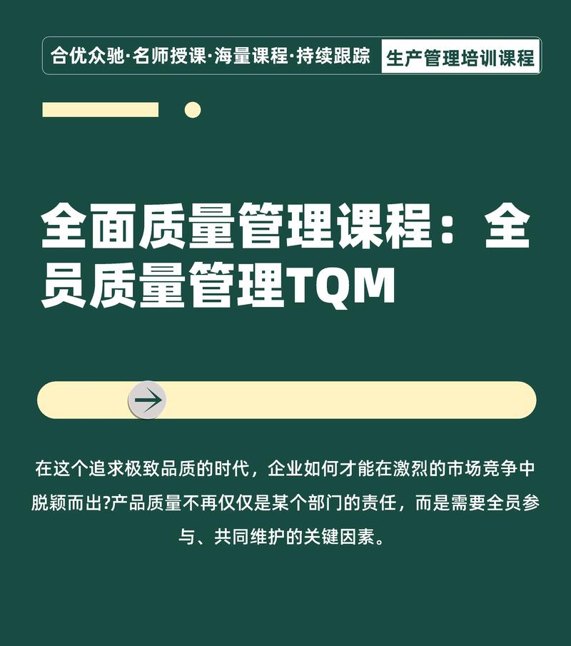 当下做全面质量管理（TQM）的新实践
