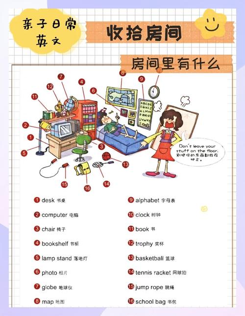 亲子整理小学英语单词本桌面场景
