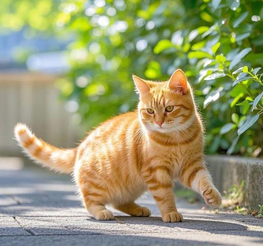 一只橘猫蹲在凌乱的桌面上，旁边倒着笔和纸，猫眼神狡黠