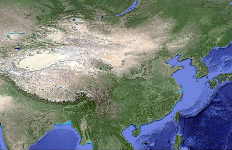 高分辨率卫星遥感中国第三次国土普查成果图