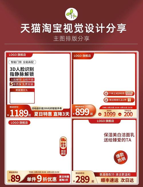 电商运营高点击率主图设计对比案例